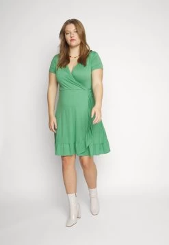 Robe En Jersey - Dark Green -Pas Cher Mode Féminine Magasin 02d2111674b9427d9abc7450e4bda027