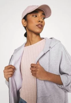 Even&Odd Sweat Zippé - Mottled Light Grey -Pas Cher Mode Féminine Magasin 03840dfcd220474788acb601df4b4415