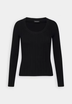Even&Odd Ribbed - Variegated - Pullover - Black 8 Even&Odd Ribbed - Variegated - Pullover - Black -Pas Cher Mode Féminine Magasin 060b338959144358b07bb23adf31279b