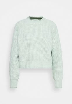 Even&Odd Moss Stitch Jumper - Pullover - Light Green