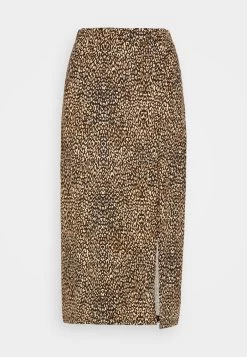 Even&Odd Jupe Crayon - Black/Brown -Pas Cher Mode Féminine Magasin 0e02320c55474457a74d261f438b4246