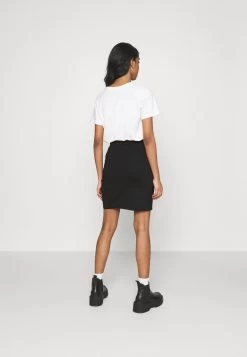 Even&Odd Asymetric Overlap Wrap Mini High Waisted Skirt - Jupe Crayon - Black -Pas Cher Mode Féminine Magasin 17980c02c30940dbb5eef43ab569ab76