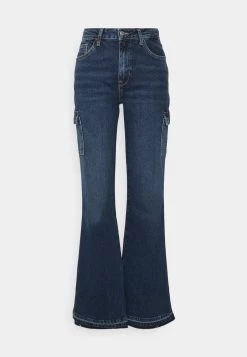 Even&Odd Cargo Kick Flare / 901 - Light Blue Denim - Pantalon Cargo - 901 - Light Blue Denim -Pas Cher Mode Féminine Magasin 1b3e9672de494906bc511850578a1da6