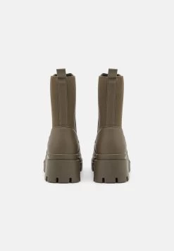 Even&Odd Bottines À Plateau - Khaki -Pas Cher Mode Féminine Magasin 1f1bb5dcefa04865aa05824c440e8c70