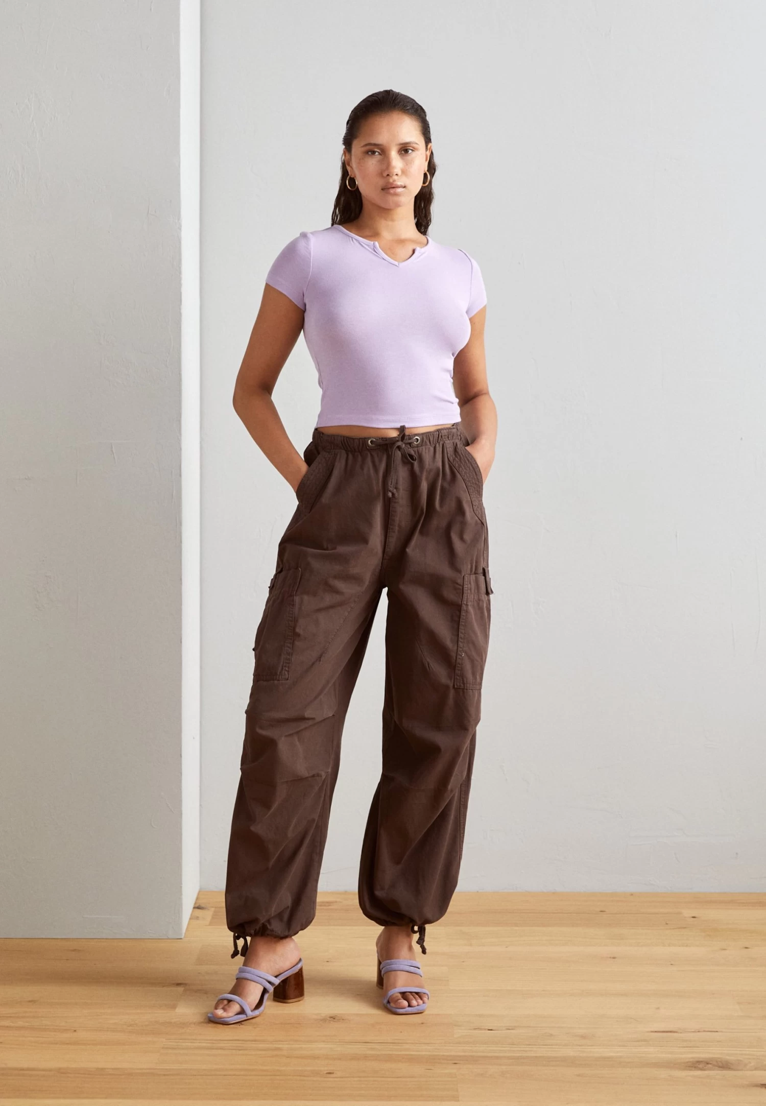 Even&Odd 2 Pack - T-Shirt Basique - Black/Purple 1 Even&Odd 2 Pack - T-Shirt Basique - Black/Purple