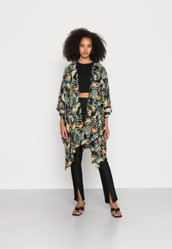 Even&Odd Veste Légère - Black/Green/Yellow