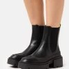 Even&Odd Winter Boot - Bottines À Plateau - Black