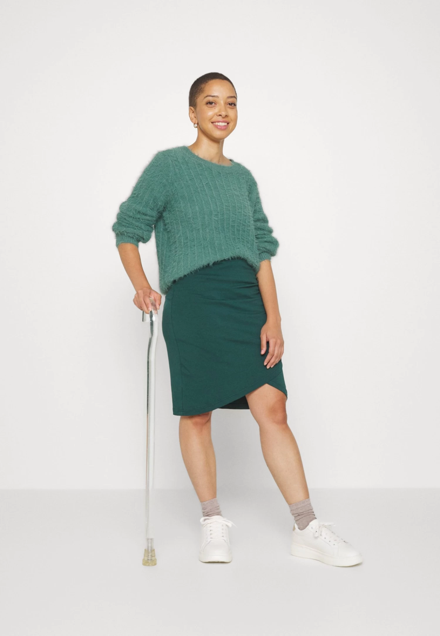 Even&Odd Jupe Crayon - Green 5 Even&Odd Jupe Crayon - Green – Image 5