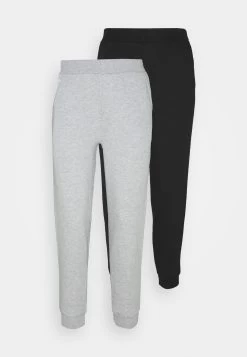 2Pack Regular Fit Joggers - Pantalon De Survêtement - Black/Light Grey
