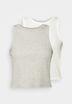 Even&Odd 2 Pack - Débardeur - White/Grey 12 Even&Odd 2 Pack - Débardeur - White/Grey -Pas Cher Mode Féminine Magasin 413499a26c5747c29d5f3942894d6b08