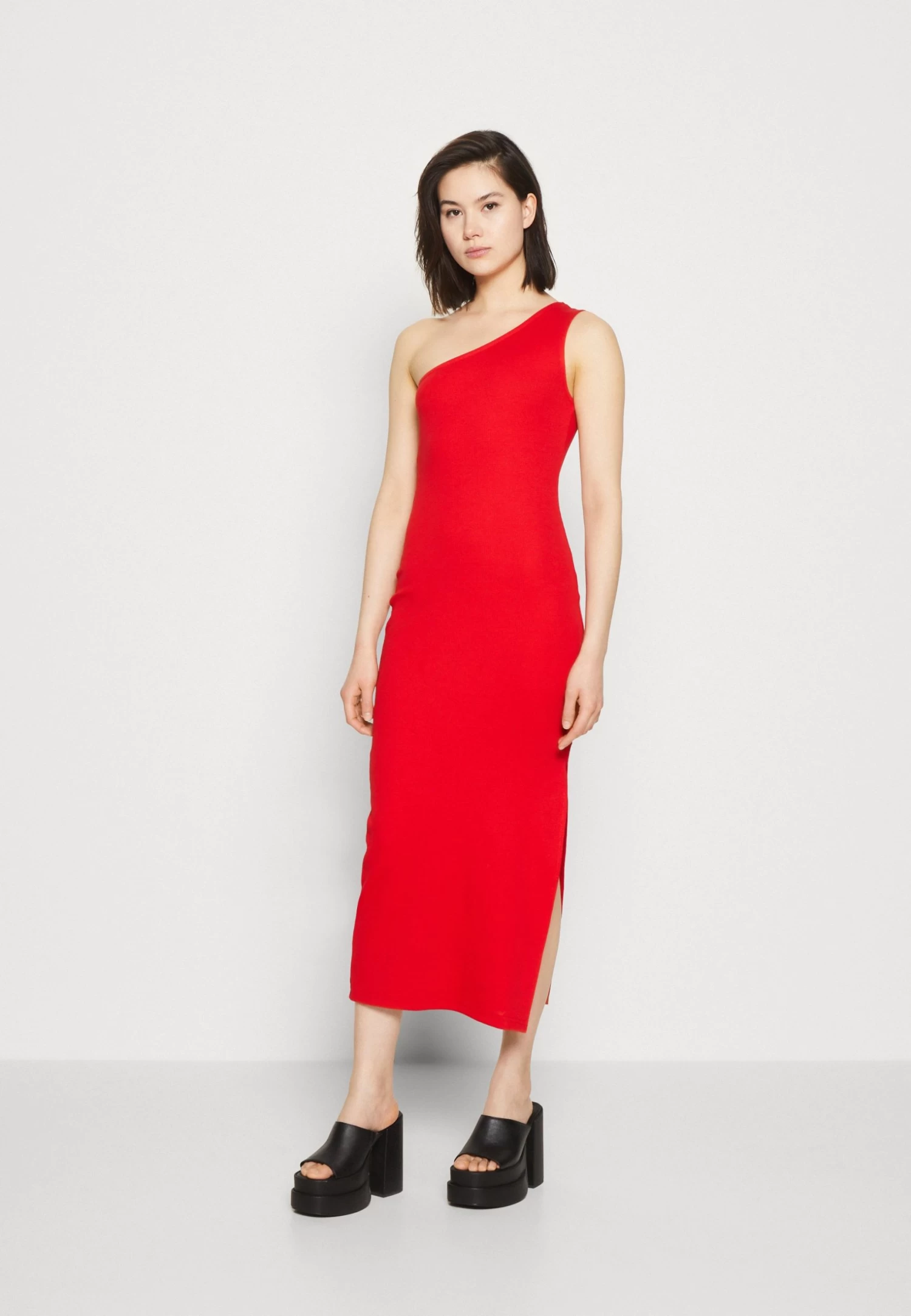 Even&Odd Robe En Jersey - Red 3 Even&Odd Robe En Jersey - Red – Image 3