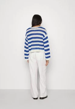 Even&Odd Pullover - White/Blue -Pas Cher Mode Féminine Magasin 4bb06f98e5ed4c169a157310847b986c