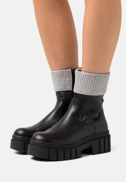 Even&Odd Bottines À Plateau - Black