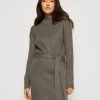 Even&Odd Loose High Neck Dress - Robe Pull - Dark Grey