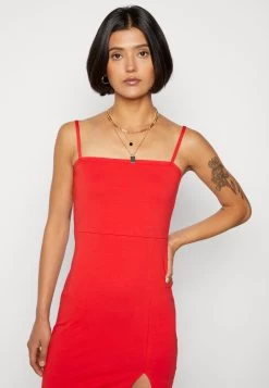 Even&Odd Strappy Mini Bodycon Dress - Robe En Jersey - Red -Pas Cher Mode Féminine Magasin 4f0a5516ebbf42308f482b63bf6fc7a8