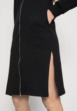 Even&Odd Extra Long Jacket - Sweat Zippé - Black -Pas Cher Mode Féminine Magasin 514d470199f64b128a9052ac43ad5aa7