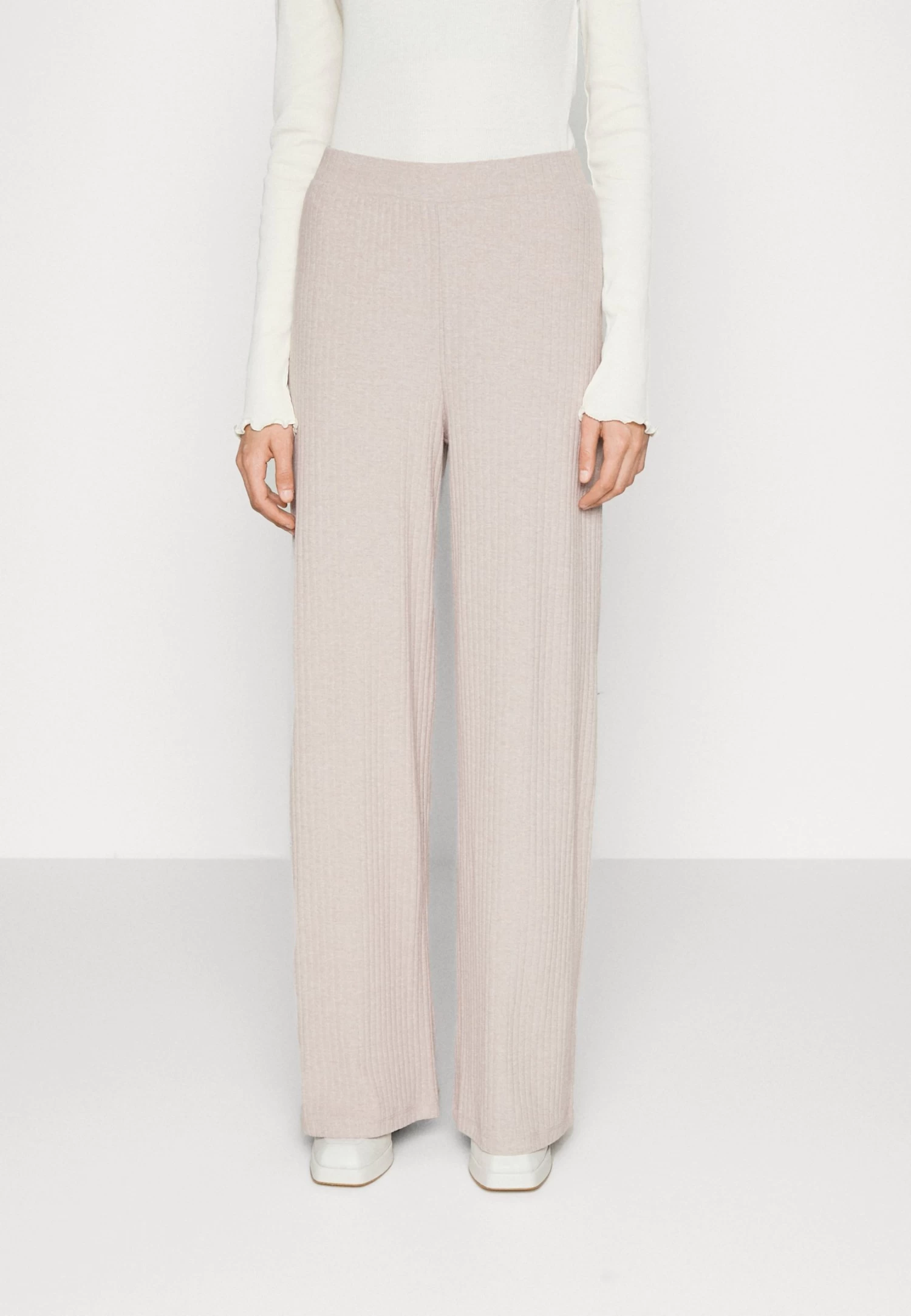 Even&Odd Pantalon Classique - Mottled Light Brown 1 Even&Odd Pantalon Classique - Mottled Light Brown