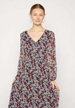 Even&Odd Robe De Jour - Black/Red/Multi-Coloured -Pas Cher Mode Féminine Magasin 52224a6b2dd3406cbf79100dbf059a81