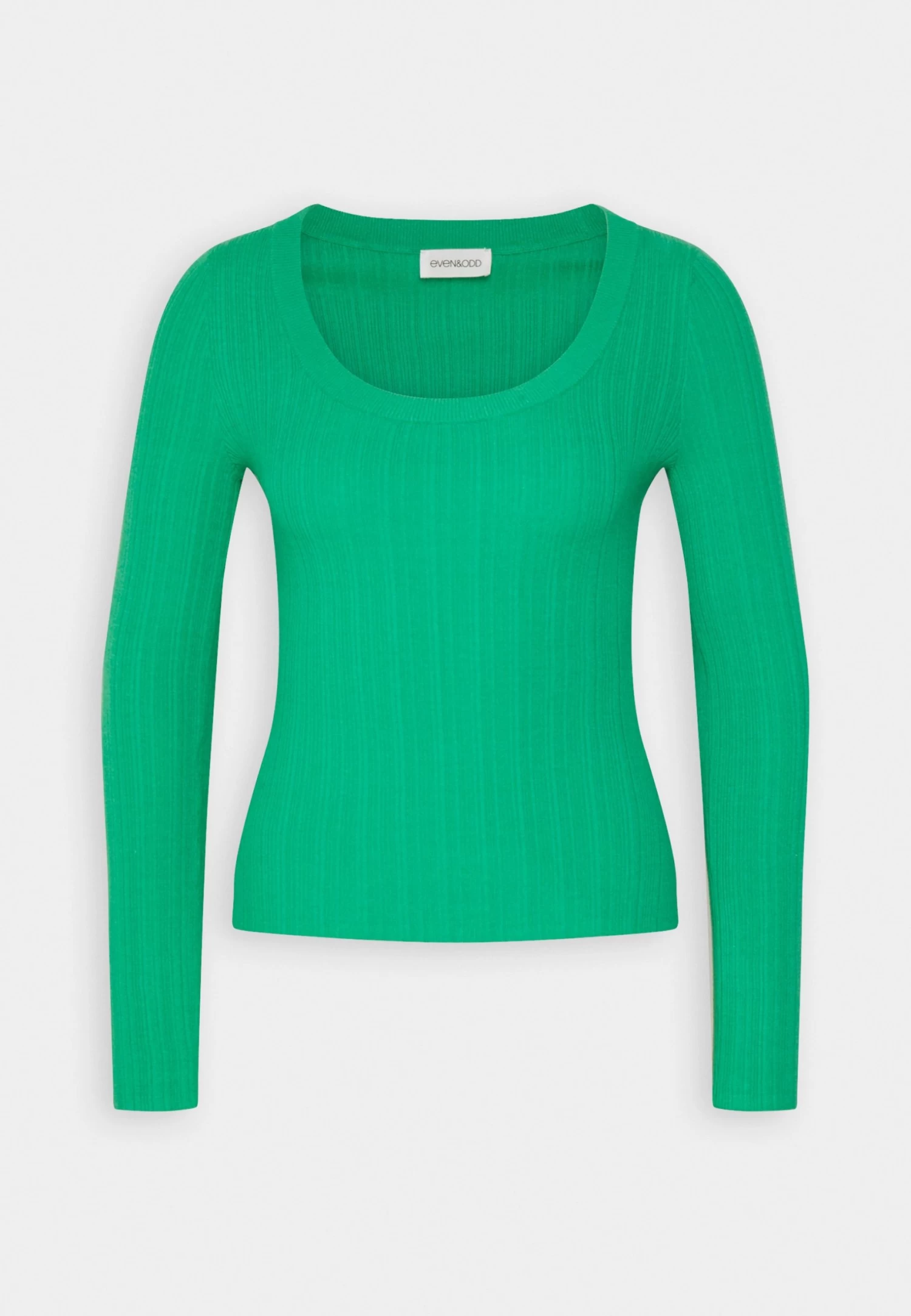 Even&Odd Ribbed - Variegated - Pullover - Green 4 Even&Odd Ribbed - Variegated - Pullover - Green – Image 4