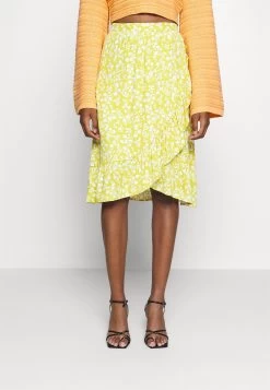 Even&Odd Jupe Trapèze - Light Green/White