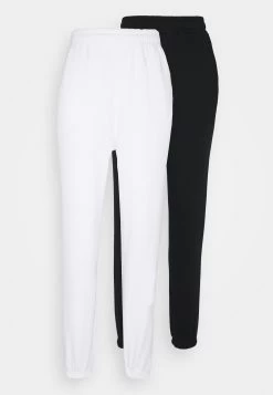 Even&Odd 2Er Pack - Loose Fit Joggers - Pantalon De Survêtement - Black/White -Pas Cher Mode Féminine Magasin 538f0c9c19574019b69b5e1f1865e36c