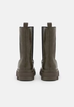 Bottes À Plateau - Khaki -Pas Cher Mode Féminine Magasin 53aea56b499749e6a714dc858dd74671