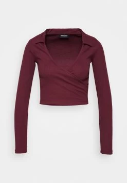 Even&Odd T-Shirt À Manches Longues - Dark Red -Pas Cher Mode Féminine Magasin 56e170f63d284397913f2566937fd4ce