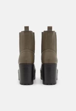 Bottines À Plateau - Haki -Pas Cher Mode Féminine Magasin 59e8a60bd42343e68dcc7afbe9c3af69