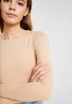 Even&Odd 2 Pack - T-Shirt À Manches Longues - Tan/Black -Pas Cher Mode Féminine Magasin 5cb04f631bbb4720a70b7dd368ef11b7