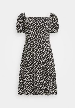 Even&Odd Robe De Jour - Black/ White -Pas Cher Mode Féminine Magasin 5cddd2ec6a44466ca08a9b441e0fc17e