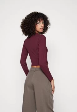 Even&Odd T-Shirt À Manches Longues - Dark Red -Pas Cher Mode Féminine Magasin 5da7cfc3674649e7a3c9948759c6adba