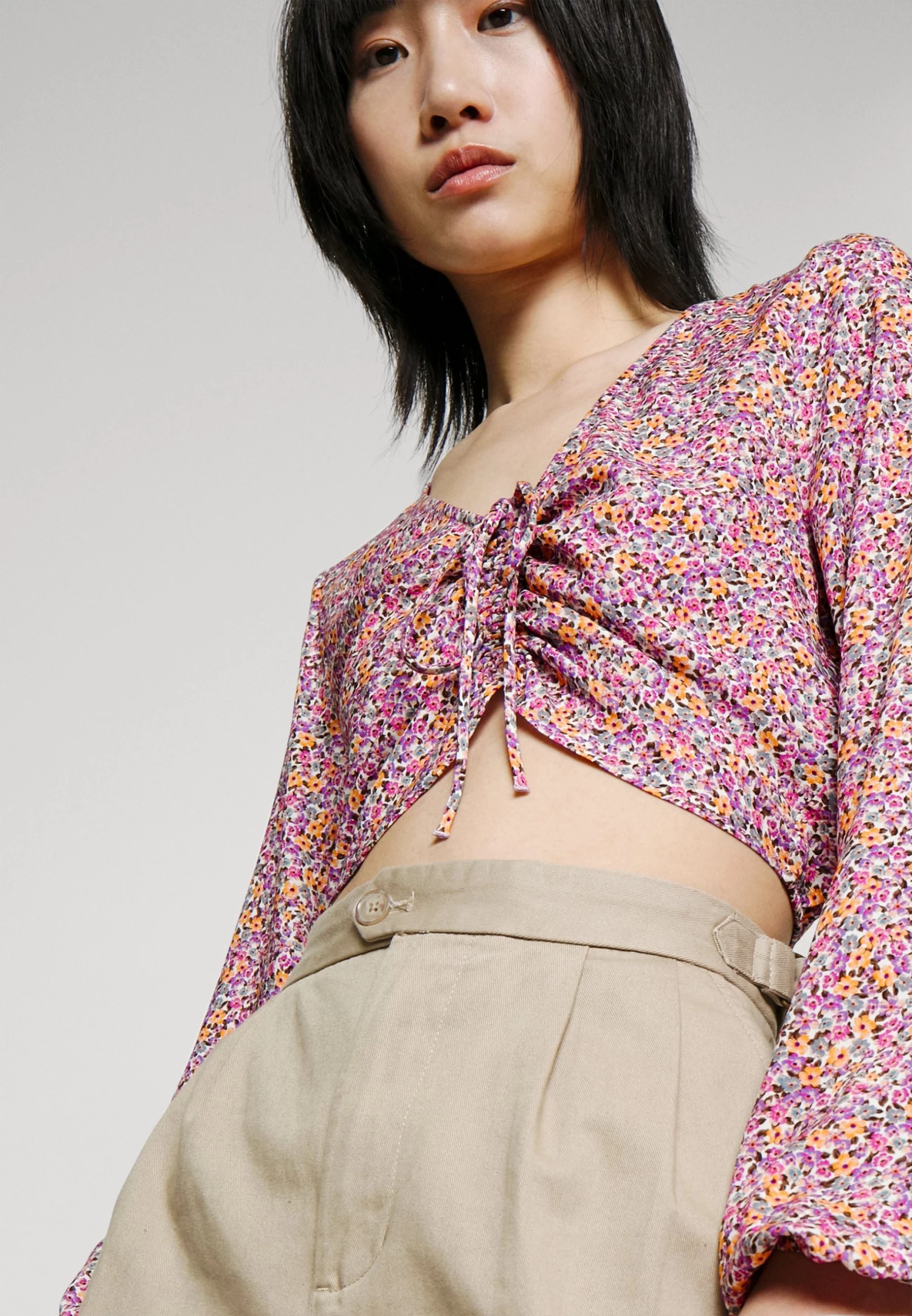 Even&Odd Blouse - Lilac/Orange 5 Even&Odd Blouse - Lilac/Orange – Image 5