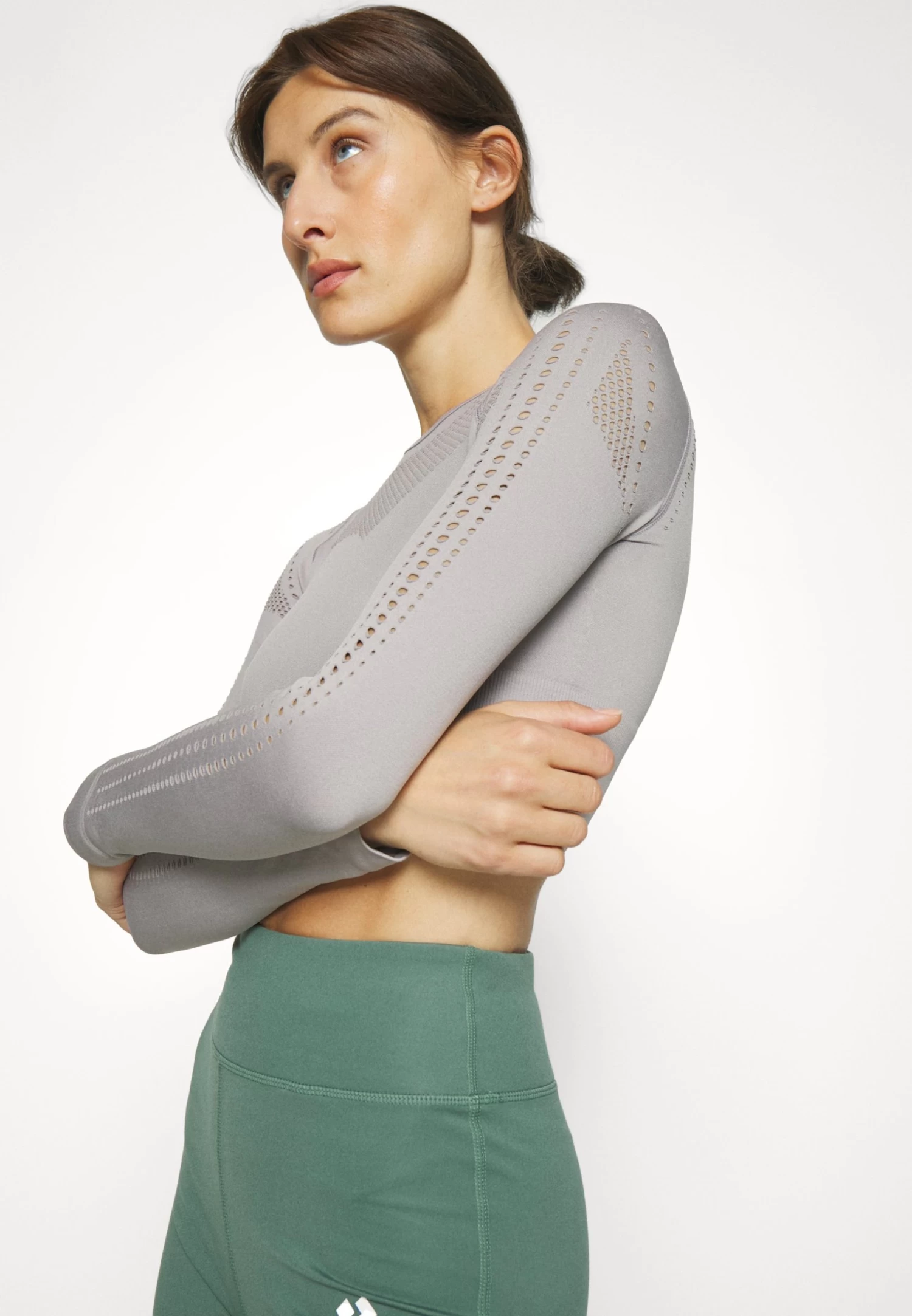 T-Shirt À Manches Longues - Grey 4 T-Shirt À Manches Longues - Grey – Image 4