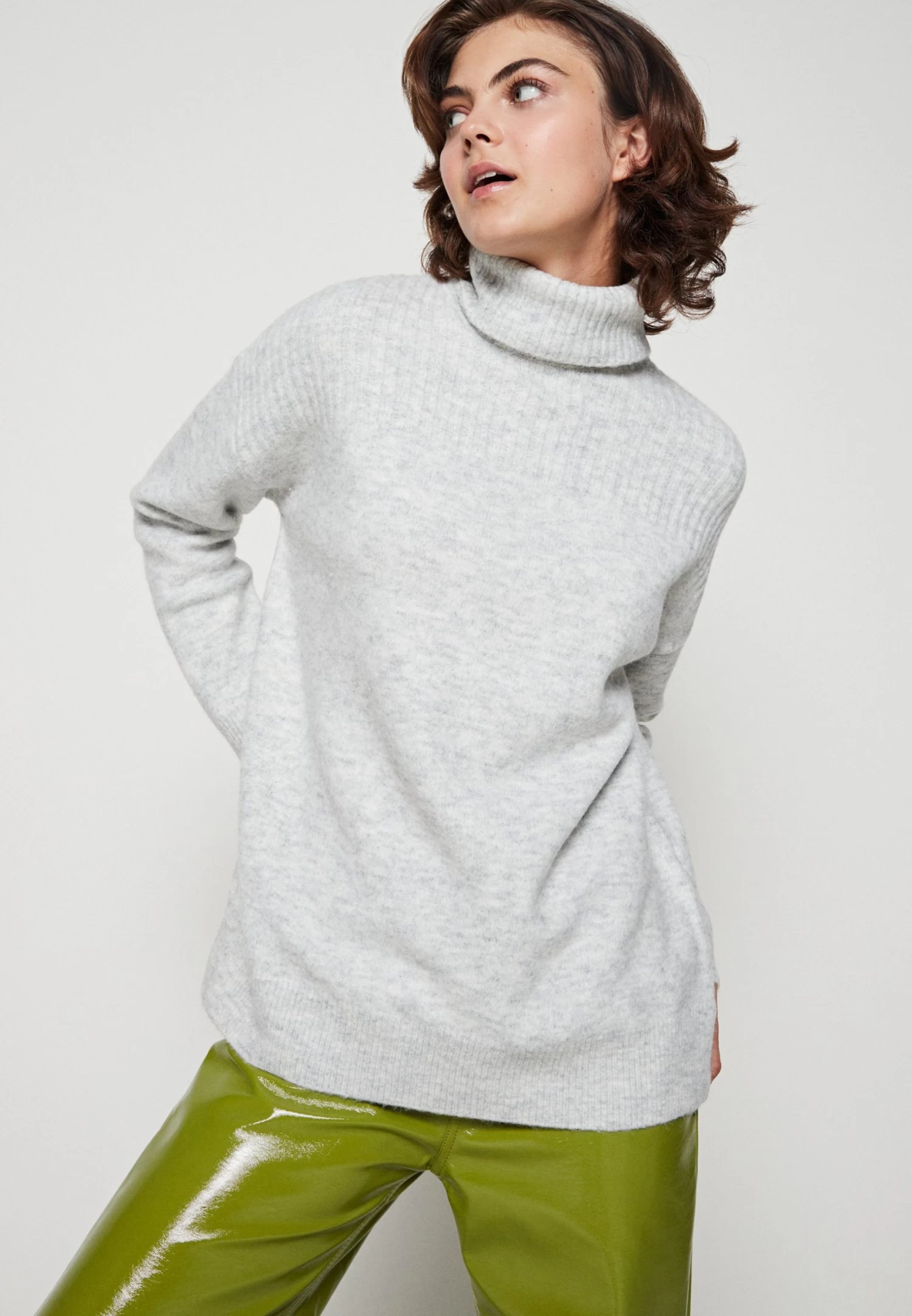 Even&Odd Pullover - Mottled Light Grey 4 Even&Odd Pullover - Mottled Light Grey – Image 4