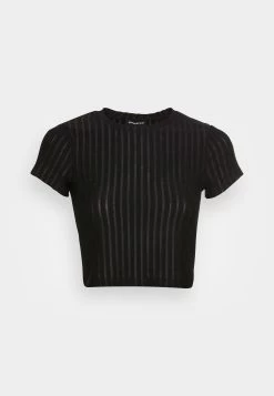 Even&Odd T-Shirt Basique - Black -Pas Cher Mode Féminine Magasin 676d615b8d1f4b63b83a4049b1879f7a