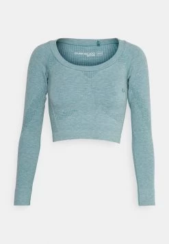Seamless Cropped Longsleeve - T-Shirt À Manches Longues - Blue-Grey 8 Seamless Cropped Longsleeve - T-Shirt À Manches Longues - Blue-Grey -Pas Cher Mode Féminine Magasin 6800ca26cb6d4e5691715d18a9bf3708
