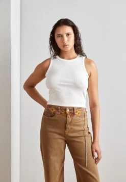 Even&Odd 2 Pack - Débardeur - Off-White/Dark Brown -Pas Cher Mode Féminine Magasin 6bce0c7de1a24b98addd9a728c2978d2