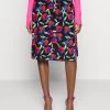 Even&Odd Midi Skirt With Shell Fabric - Jupe Trapèze - Multicoloured