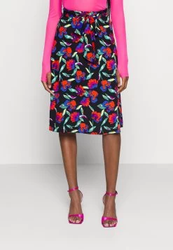 Even&Odd Midi Skirt With Shell Fabric - Jupe Trapèze - Multicoloured