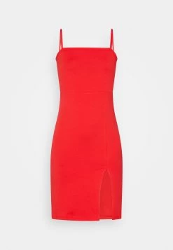 Even&Odd Strappy Mini Bodycon Dress - Robe En Jersey - Red -Pas Cher Mode Féminine Magasin 6e32c4e739334b5893a44d992c3e2bd4