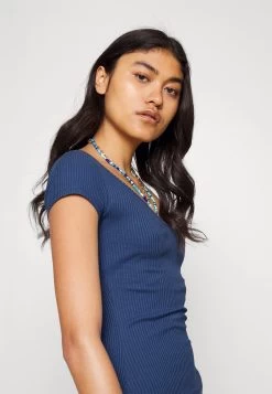 Even&Odd Robe En Jersey - Dark Blue -Pas Cher Mode Féminine Magasin 72c60fcba11448aa9b53cfa5cfd48f81