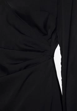 Even&Odd Woven Drape Mini Dress - Robe De Soirée - Black -Pas Cher Mode Féminine Magasin 72f082aef95f4dcc93f44e05fb280d19