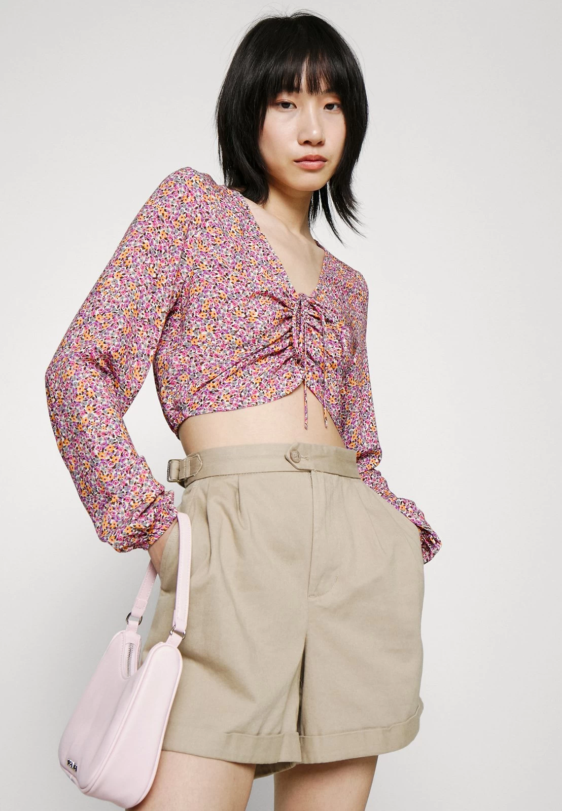 Even&Odd Blouse - Lilac/Orange 4 Even&Odd Blouse - Lilac/Orange – Image 4