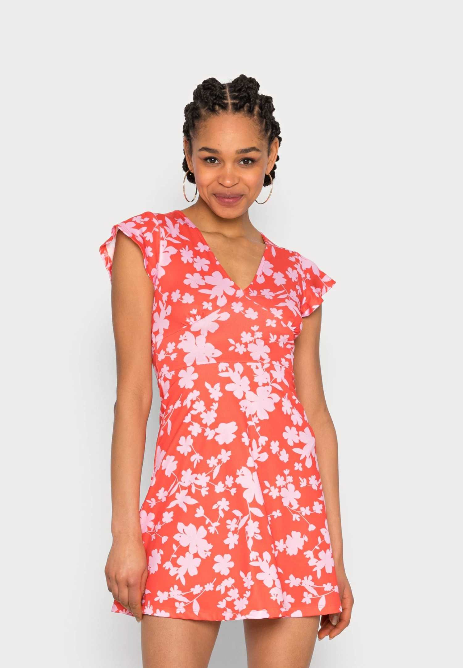 Even&Odd Robe En Jersey - Red/Pink 1 Even&Odd Robe En Jersey - Red/Pink