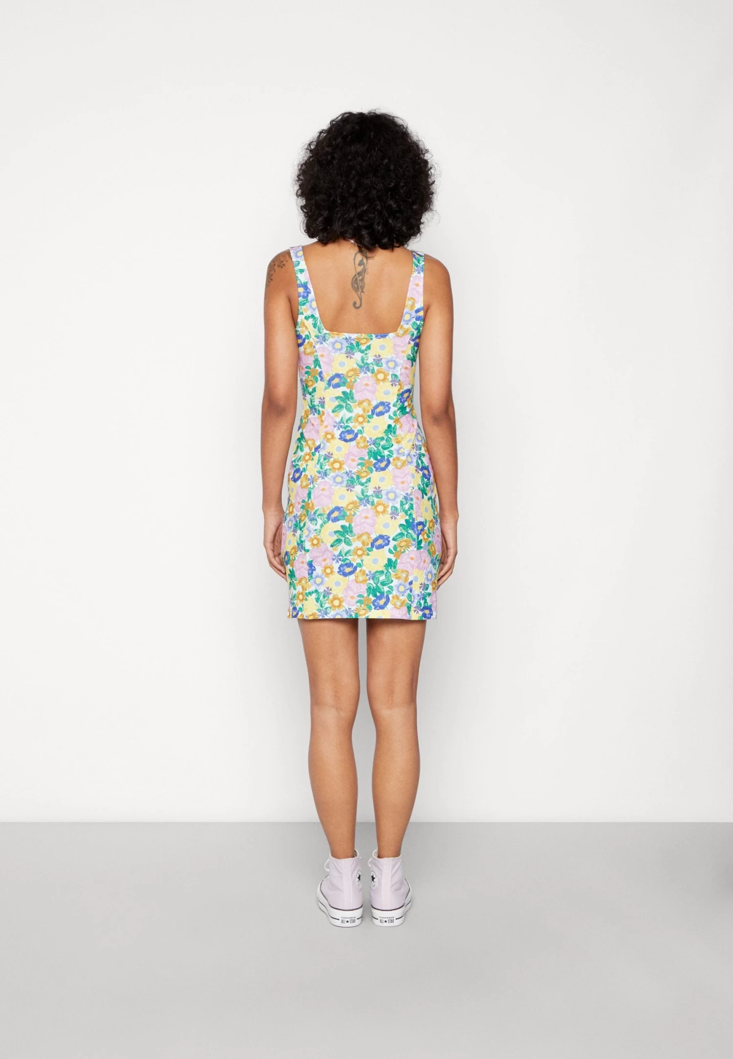 Even&Odd Robe Fourreau - Light Blue/Multi-Coloured 3 Even&Odd Robe Fourreau - Light Blue/Multi-Coloured – Image 3