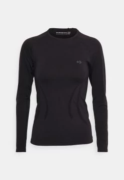 T-Shirt À Manches Longues - Black -Pas Cher Mode Féminine Magasin 77c5ab468daf4861a12b6604a91106ef