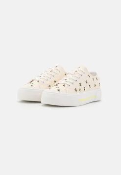 Even&Odd Baskets Basses - Off-White/Yellow -Pas Cher Mode Féminine Magasin 78b5a9c0ca2b46d19d5d9a3458c42877