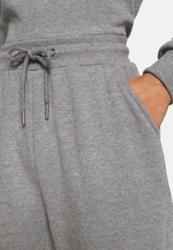 Even&Odd Off Shoulder&Jogger Set - Sweatshirt - Mottled Grey -Pas Cher Mode Féminine Magasin 78ff92ab54f94c0f815f3d4ea350c16f