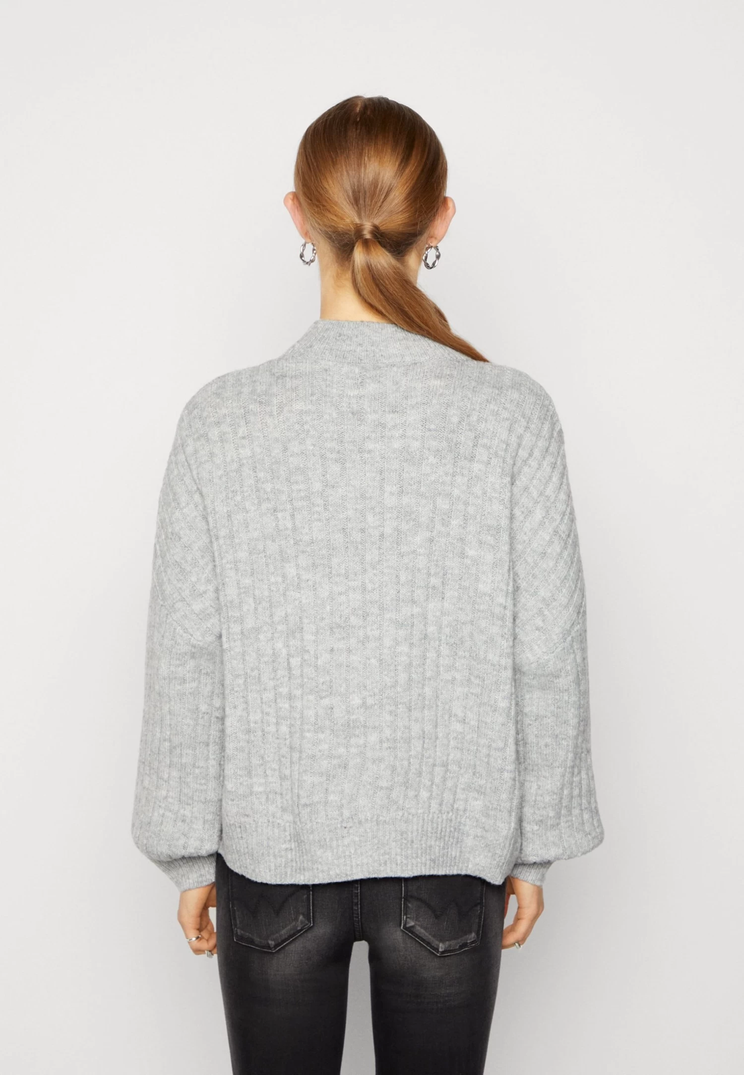 Even&Odd Pullover - Mottled Light Grey 3 Even&Odd Pullover - Mottled Light Grey – Image 3