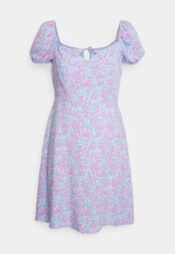 Even&Odd Robe De Jour - Blue/Purple -Pas Cher Mode Féminine Magasin 7dd1becdd0334347af013623eb139010